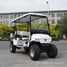 Zhongyi 4 Seats Battery Powered Cargo Electric Golf Buggy for Resort